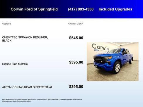 Used 2025 Chevrolet Silverado 1500 Custom AWD/4WD image 5