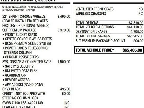 Certified 2023 GMC Sierra 1500 SLT w/ SLT Premium Package AWD/4WD image 2