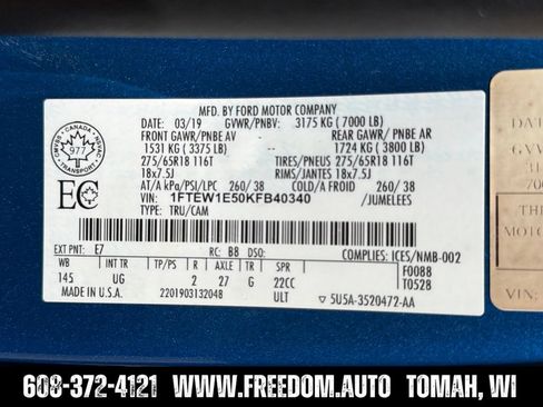 Used 2019 Ford F150 XLT w/ XTR Package AWD/4WD image 28