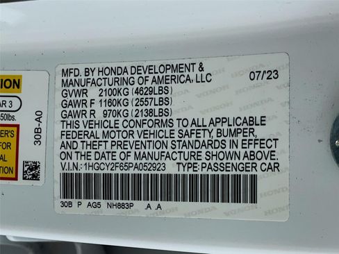 Used 2023 Honda Accord EX-L image 34