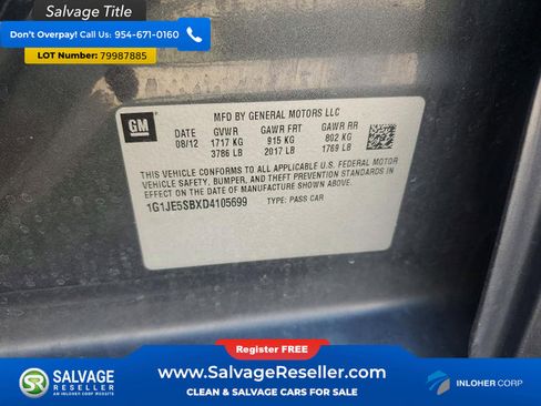 Used 2013 Chevrolet Sonic LTZ FWD image 16