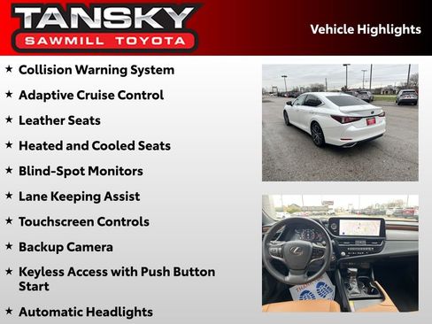 Used 2024 Lexus ES 350 w/ Premium Package image 9