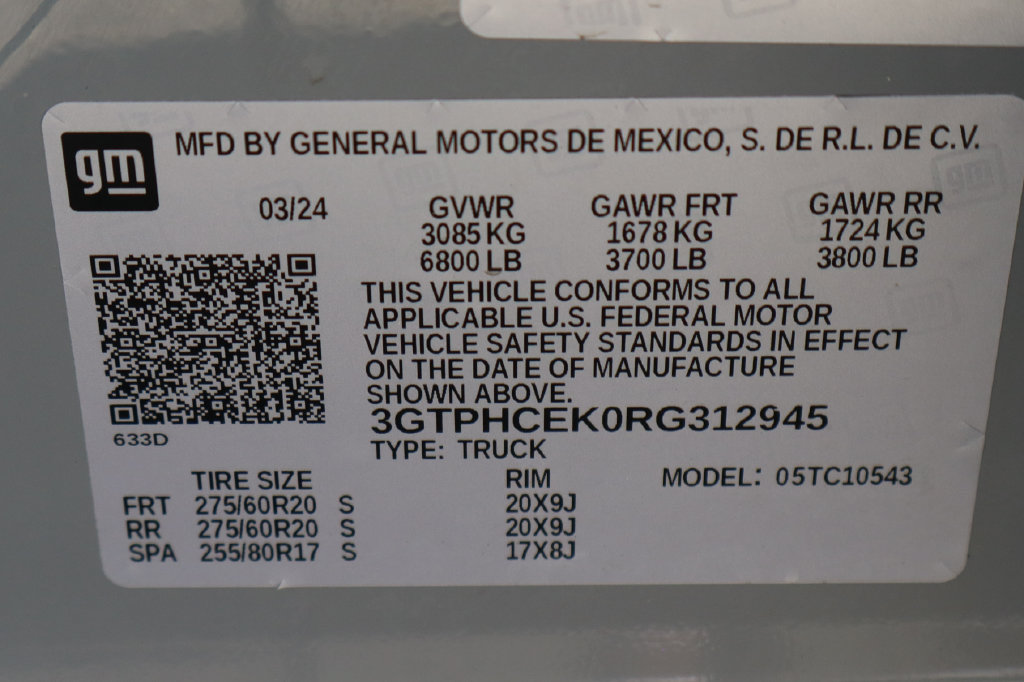 Used 2024 GMC Sierra 1500 Elevation w/ LPO, Elevation Black Package RWD image 52