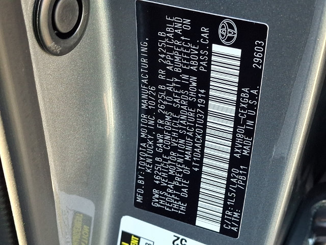 New 2026 Toyota Camry XLE w/ Premium Plus Package FWD image 10