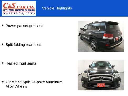 Used 2013 Lexus LX 570 4WD w/ Luxury Pkg image 12