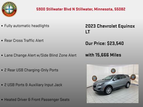Used 2023 Chevrolet Equinox LT AWD/4WD image 25