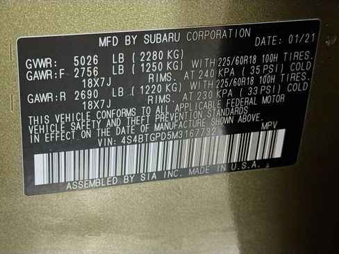 Used 2021 Subaru Outback Touring XT image 41