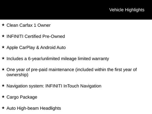 Certified 2023 INFINITI QX60 Luxe w/ Cargo Package AWD/4WD image 2