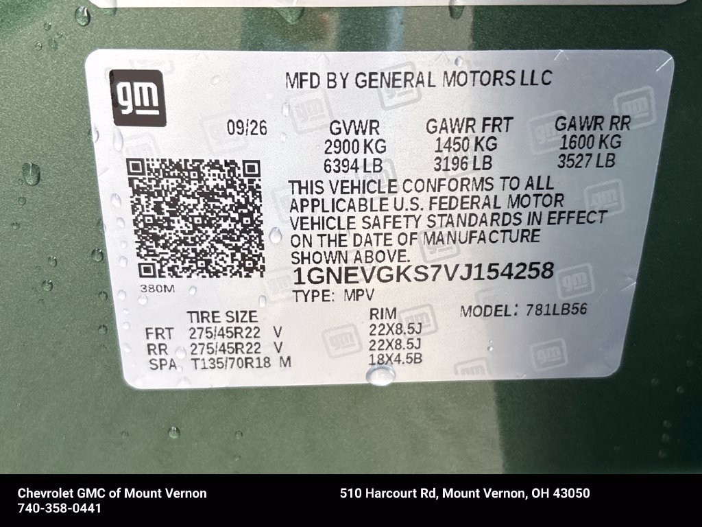 New 2027 Chevrolet Traverse LT w/ LPO, Floor Liner Package AWD/4WD image 32