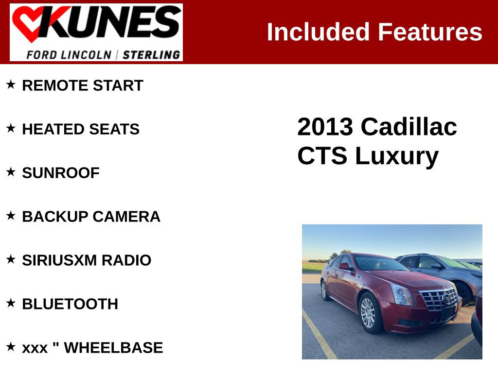 Used 2013 Cadillac CTS Luxury AWD/4WD image 2