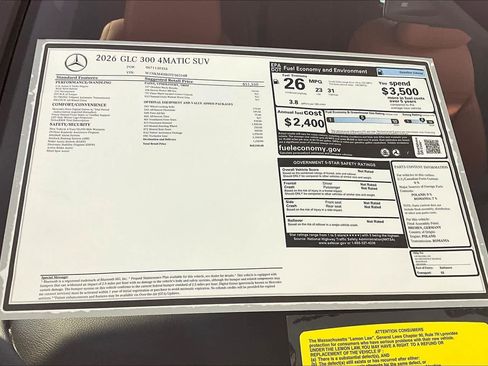 New 2026 Mercedes-Benz GLC 300 4MATIC image 18