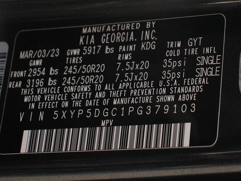 Used 2023 Kia Telluride SX image 53