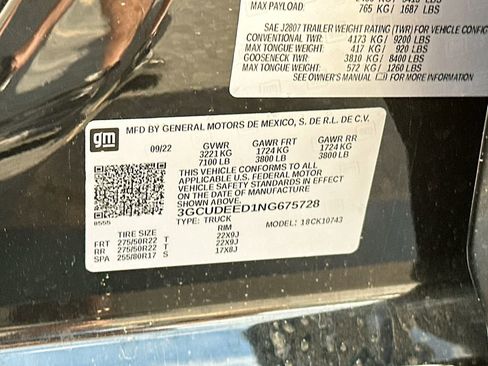 Used 2022 Chevrolet Silverado 1500 RST w/ Protection Package image 26