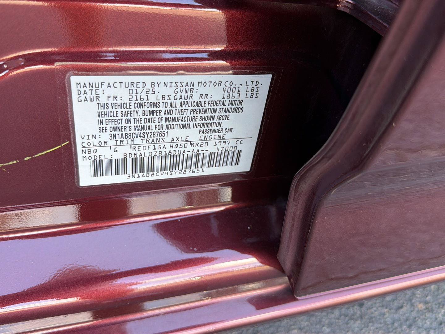 Used 2025 Nissan Sentra SV FWD image 41