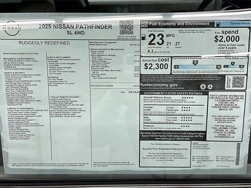 New 2025 Nissan Pathfinder SL image 36