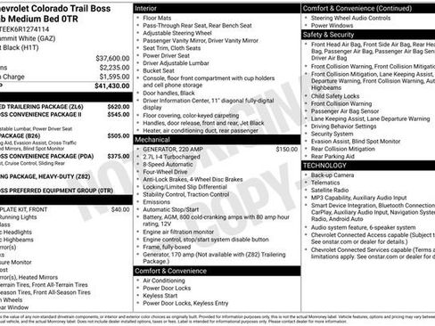 Used 2024 Chevrolet Colorado Trail Boss w/ Advanced Trailering Package AWD/4WD image 26