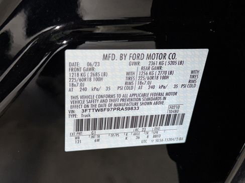 Used 2023 Ford Maverick Lariat w/ Equipment Group 500A Standard AWD/4WD image 38