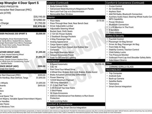 Certified 2023 Jeep Wrangler Sport S image 44