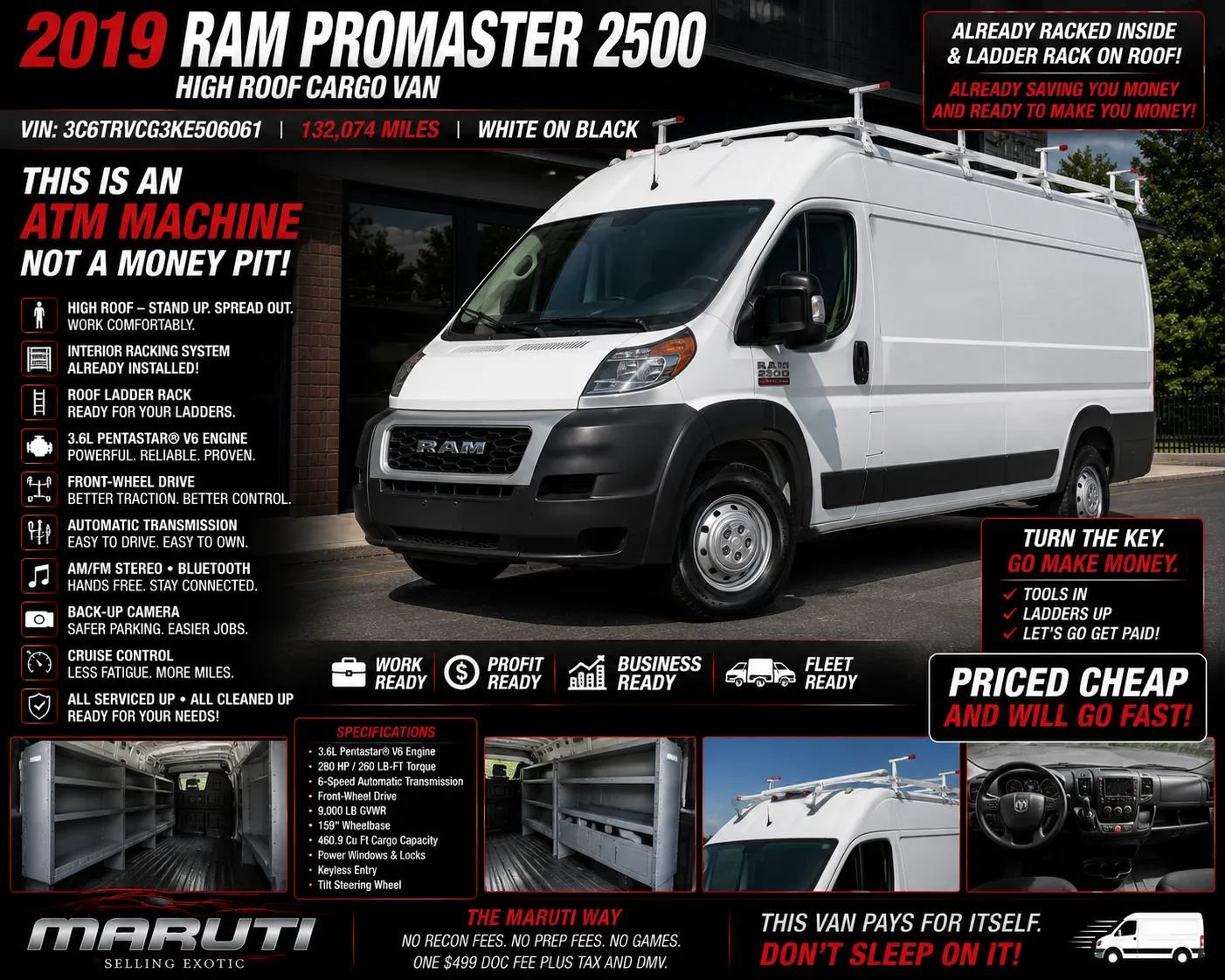 Used 2019 RAM ProMaster 2500 FWD image 33