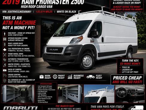 Used 2019 RAM ProMaster 2500 FWD image 33