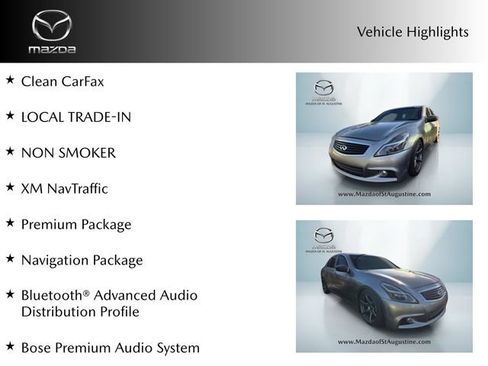 Used 2013 INFINITI G37 x Sedan w/ Premium Pkg AWD/4WD image 2