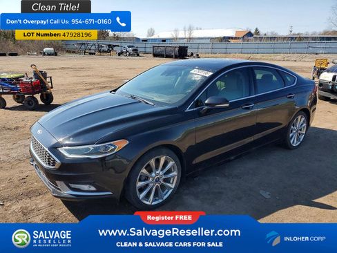 Used 2017 Ford Fusion Platinum image 1