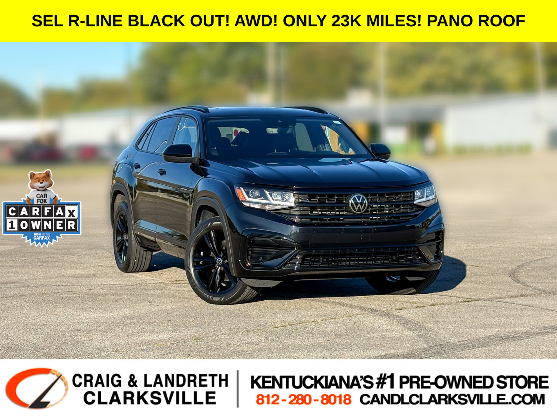 Used 2023 Volkswagen Atlas Cross Sport SEL R-Line AWD/4WD image 1