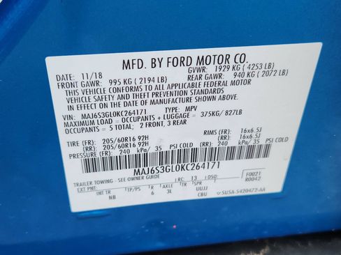 Used 2019 Ford EcoSport SE w/ SE Convenience Package AWD/4WD image 18