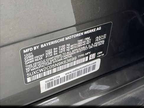 Used 2022 BMW X7 xDrive40i w/ M Sport Package AWD/4WD image 57