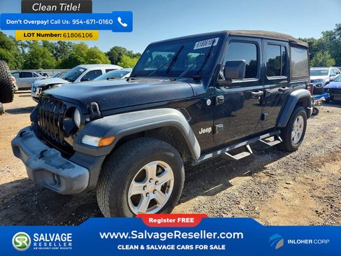 Used 2018 Jeep Wrangler Unlimited Sport S AWD/4WD image 1
