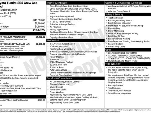 Used 2023 Toyota Tundra SR5 w/ TRD Sport Premium Package image 11