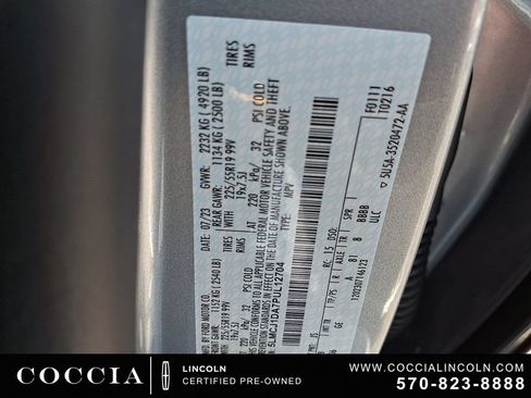 Certified 2023 Lincoln Corsair AWD w/ Equipment Group 101A image 26