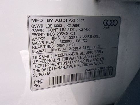 Used 2017 Audi Q7 3.0T Prestige w/ Prestige Package AWD/4WD image 19