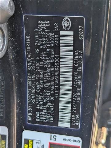 Used 2022 Toyota Camry LE FWD image 29