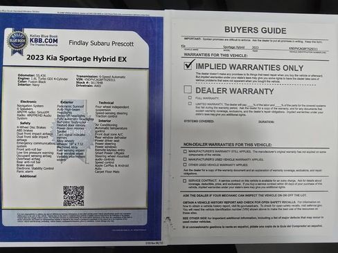 Used 2023 Kia Sportage EX w/ EX Premium Package image 34