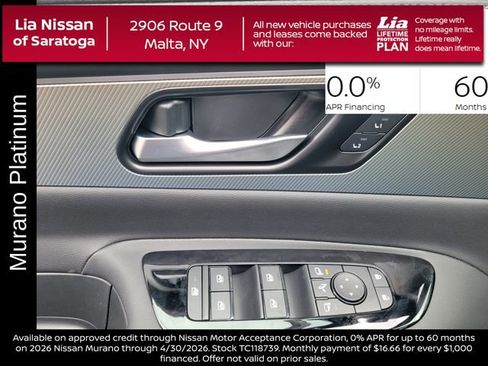 New 2026 Nissan Murano Platinum AWD/4WD image 15