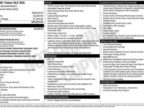 Used 2017 GMC Yukon SLE w/ SLE Value Package RWD image 33