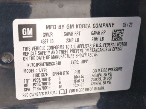 Used 2022 Chevrolet Trax LT w/ Driver Confidence Package image 34