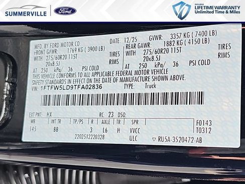 New 2026 Ford F150 Lariat w/ Equipment Group 501A Mid AWD/4WD image 37