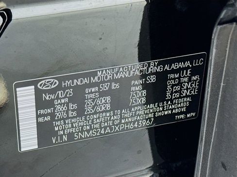Certified 2023 Hyundai Santa Fe SEL image 34