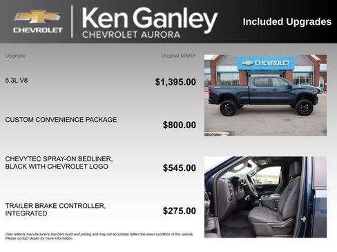 Used 2020 Chevrolet Silverado 1500 Custom Trail Boss w/ Custom Convenience Package image 6