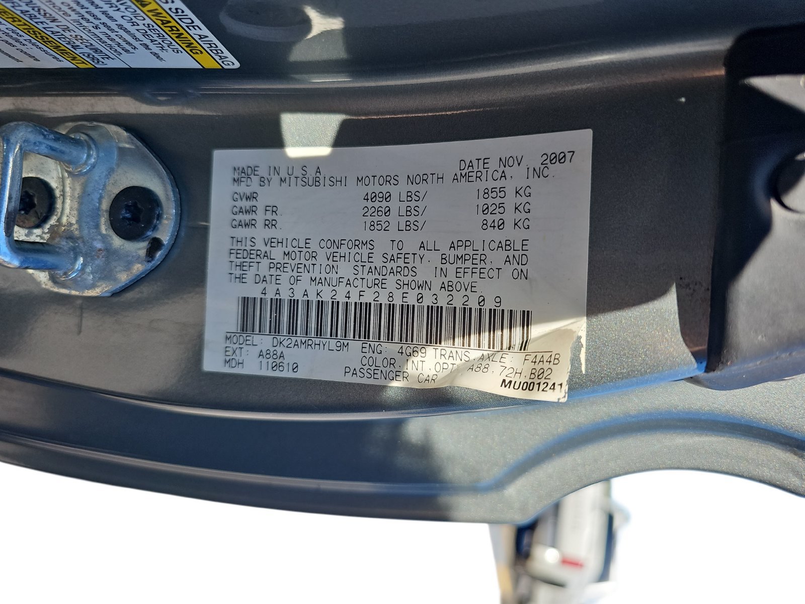 Used 2008 Mitsubishi Eclipse GS FWD image 30