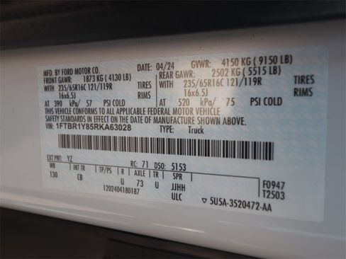 Certified 2024 Ford Transit 250 Low Roof w/ Exterior Upgrade Package image 23