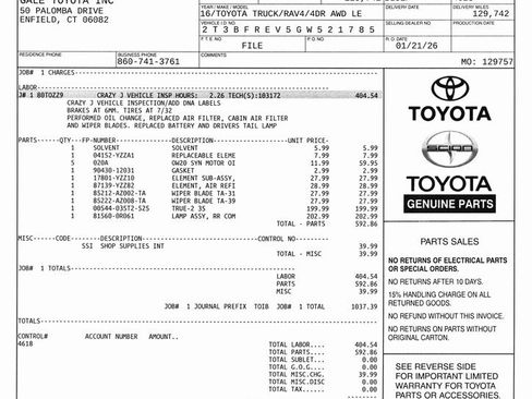 Used 2016 Toyota RAV4 LE image 10