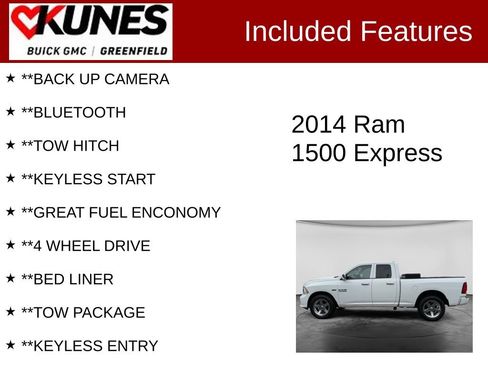 Used 2014 RAM 1500 Express AWD/4WD image 2