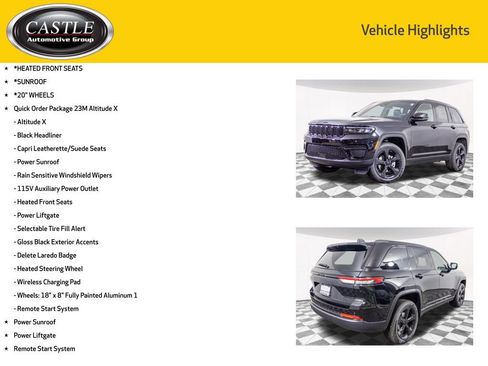 New 2025 Jeep Grand Cherokee Altitude image 3