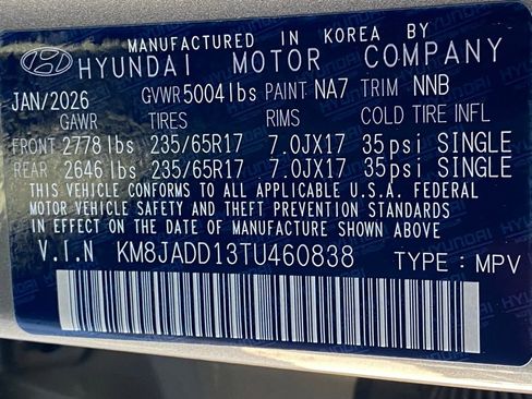 New 2026 Hyundai Tucson Blue SE w/ Tow & Go Package AWD/4WD image 39