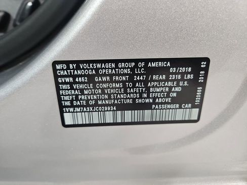 Used 2018 Volkswagen Passat 3.6 image 29