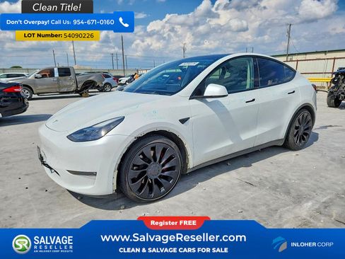 Used 2022 Tesla Model Y Performance AWD/4WD image 1
