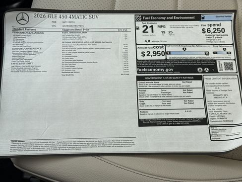 New 2026 Mercedes-Benz GLE 450 4MATIC image 33